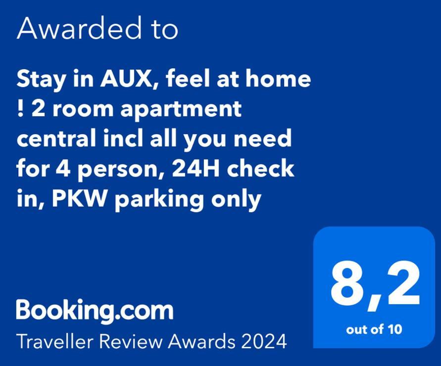 Stay In Aux, Feel At Home ! 2 Room Apartment Central Incl All You Need For 4 Person, 24H Check In, Pkw Parking Only 奥格斯堡 外观 照片